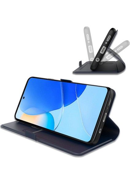 Honor 100 Pro 5g Pu Deri Kapak Manyetik Kart Yuvası Folio Flip Stand Telefon Kılıfı (Yurt Dışından)