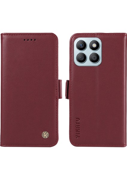 Honor X8B 4g Yan Manyetik Toka Cüzdan Kapağı (Yurt Dışından)