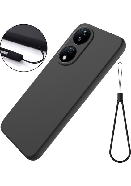 Honor Play 50 Plus 5g Sıvı Silikon Kasa, Kayış Önleyici Kapak (Yurt Dışından)