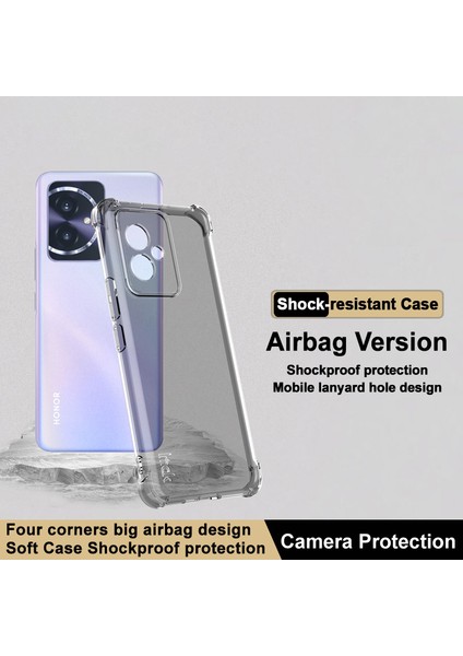 Honor 100 5g Clear Case Tpu Telefon Geri Kapak Dört Köşe (Yurt Dışından) fiyatları