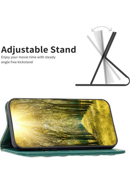 Honor X8B 4g Stand Manyetik Pu Deri Rhombus Izgara Telefon Kapağı (Yurt Dışından)