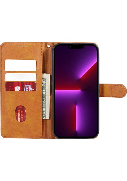 Huawei Nova 12 Pro 5g Telefon Kapağı Manyetik Toka Pu Deri Deri Flip Stand Cüzdan Kılıfı (Yurt Dışından)