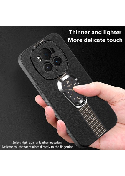Honor Magic6 Pro 5g Pu+Tpu+Akrilik Şok Geçirmez Kapak (Yurt Dışından)