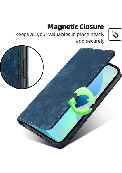 Honor Play 50 Plus 5g / Play 8t 5g Pu Deri Kapak Flip Stand Telefon Kılıfı (Yurt Dışından)