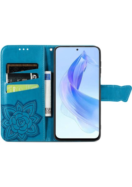 Honor 90 Lite 5g / X50I 5g Flip Cüzdan Stili Kapak Deri Telefon Kılıfı (Yurt Dışından)