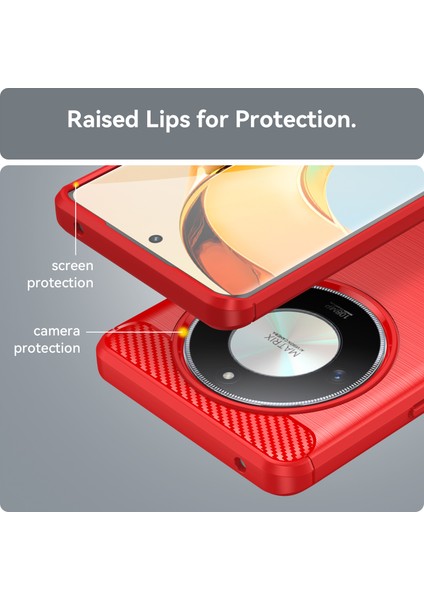 Honor Magic6 Lite 6 Lite 5g / X9B 5g Karbon Fiber Doku Kılıf Anti Dütle Tpu Telefon Kapağı (Yurt Dışından) indirimleri