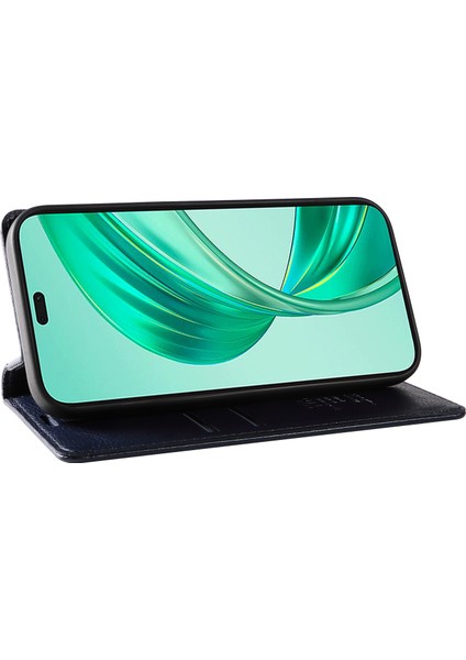 Honor X8B 4g Manyetik Kasa Litchi Doku Standı Telefon Kapağı (Yurt Dışından) modelleri