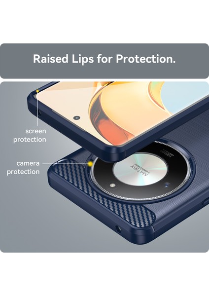 Honor Magic6 Lite 6 Lite 5g / X9B 5g Karbon Fiber Doku Kılıf Anti Dütle Tpu Telefon Kapağı (Yurt Dışından) indirimleri