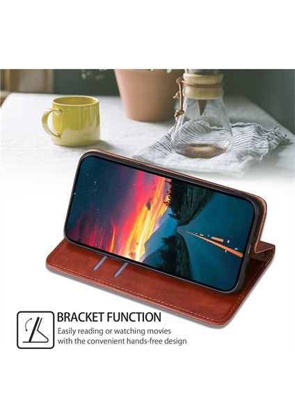 Honor Play 50 Plus 5g / Play 8t 5g Folio Flip Pu Deri Telefon Koruyucu (Yurt Dışından)