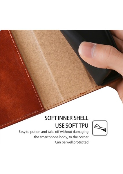 Honor Play 50 Plus 5g / Play 8t 5g Folio Flip Pu Deri Telefon Koruyucu (Yurt Dışından)