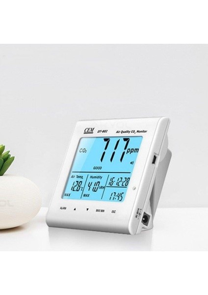 Cem DT-802 Hava Kalitesi Ölçüm Cihazı ve Karbondioksit Ölçer