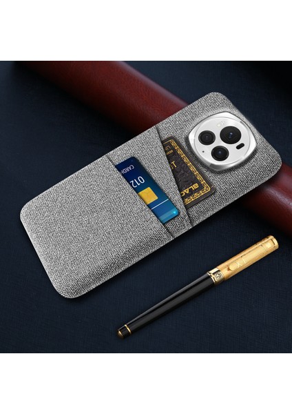 Honor Magic6 Pro 5g Kumaş Doku Telefon Kılıfı Çift Kart Tutucu Pc Kapağı (Yurt Dışından) indirimleri