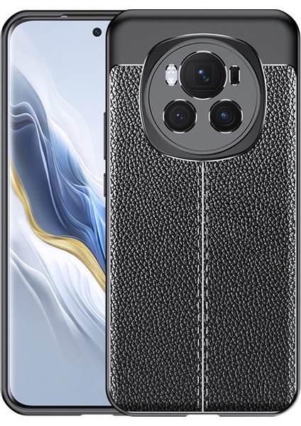 Honor Magic6 5g Tpu Case Litchi Doku Telefon Geri Kapak Koruyucu (Yurt Dışından)