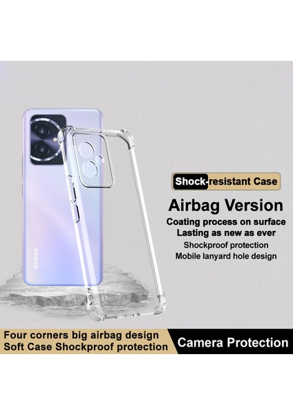 Honor 100 5g Clear Case Tpu Telefon Geri Kapak Dört Köşe (Yurt Dışından) fiyatları