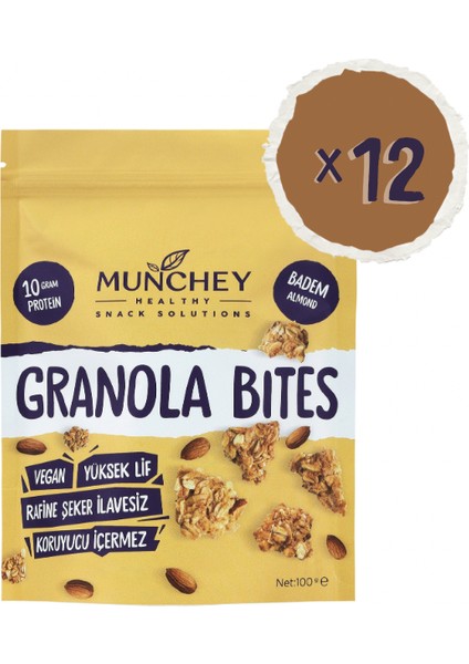 12'li Bademli Granola Bites