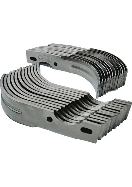 Federli Bolat Benzinli Çapa Makinası Çapa Bıçağı Takımı (24 cm - 24 Adet)