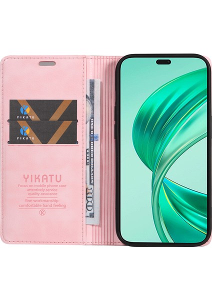 Honor X8B 4g Manyetik Kasa Litchi Doku Standı Telefon Kapağı (Yurt Dışından) fiyatları