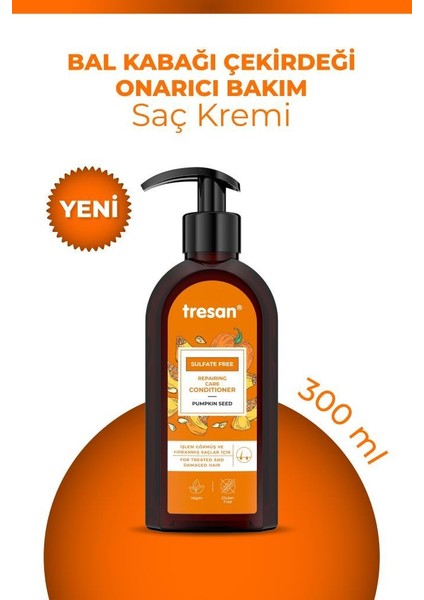 Bal Kabağı Çekirdeği Onarıcı Sülfatsız Bakım Saç Kremi 300 ml