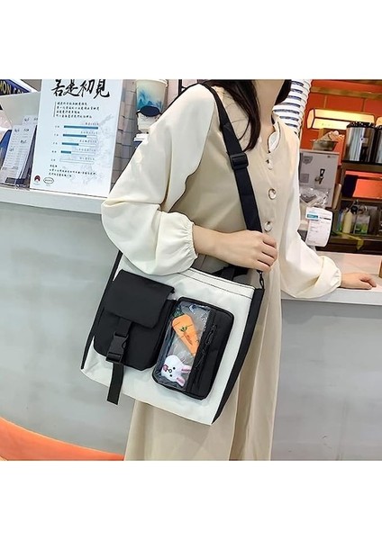 Seyahat Okul Sırt Çantası 4 Parça Set Siyah (Yurt Dışından) fırsatları