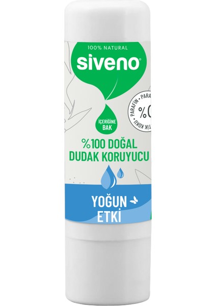 %100 Doğal Dudak Koruyucu Yoğun Etki Bitkisel Lipbalm Krem Nemlendirici Parlatıcı Onarıcı 6 G