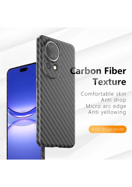 Huawei Nova 12 Pro 5g Ekleme Renk Karbon Fiber Doku Koruyucu Kabuk (Yurt Dışından)