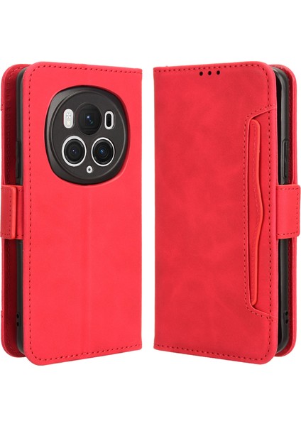 Honor Magic6 Pro 5g Stand Çok Kart Yuvası Kılıfı (Yurt Dışından)