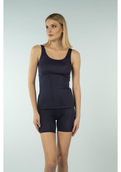 Şortlu Tankini Mayo - Lacivert fırsatları