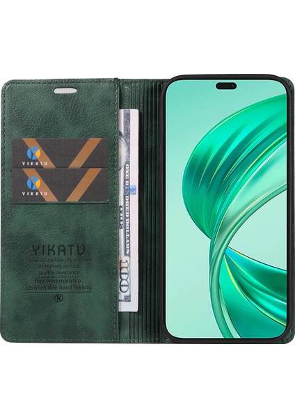 Honor X8B 4g Manyetik Kasa Litchi Doku Standı Telefon Kapağı (Yurt Dışından) fiyatları