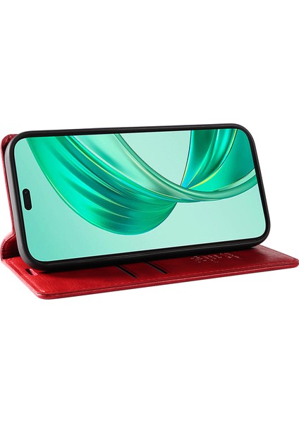 Honor X8B 4g Manyetik Kasa Litchi Doku Standı Telefon Kapağı (Yurt Dışından) modelleri