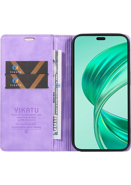 Honor X8B 4g Manyetik Kasa Litchi Doku Standı Telefon Kapağı (Yurt Dışından) fiyatları