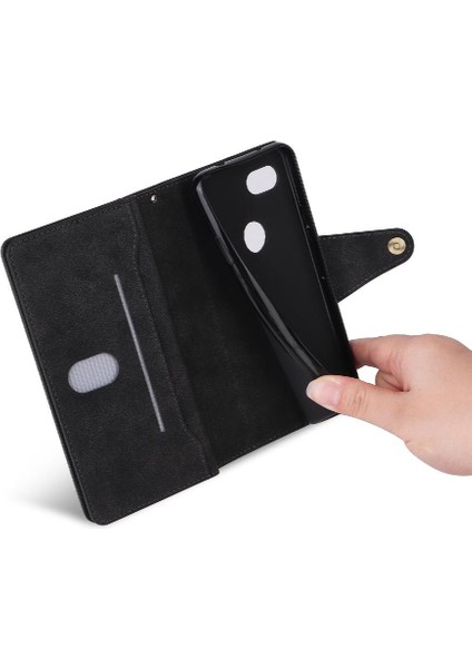 El Kayışı Fermuar Cüzdan Kapağı Manyetik ile Google Piksel 3A Için Kılıf (Yurt Dışından) fırsatları
