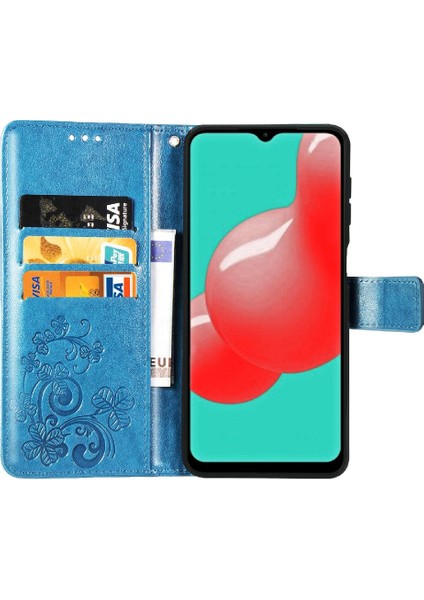 Samsung Galaxy A32 5g Zarif Iş Dört Yapraklı Yonca Deri (Yurt Dışından) modelleri