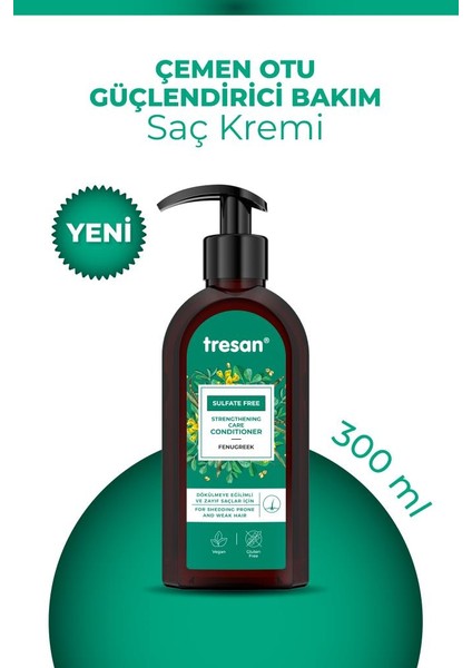 Çemen Otu Güçlendirici Sülfatsız Bakım Saç Kremi 300 ml