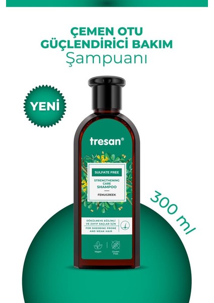 Çemen Otu Güçlendirici Sülfatsız Bakım Şampuanı 300 ml