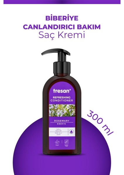 Biberiye Canlandırıcı Sülfatsız Bakım Saç Kremi 300 ml