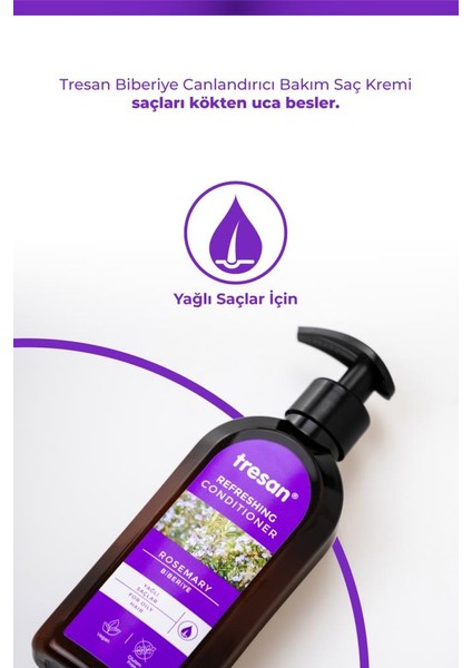 Biberiye Canlandırıcı Sülfatsız Bakım Saç Kremi 300 ml