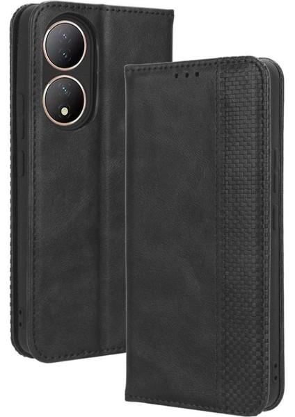 Vivo Y100 5g Manyetik Kapatma Pu Deri Cüzdan Için Kılıf (Yurt Dışından)