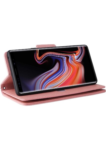 Samsung Galaxy Not 9 Kart Tutucu Için Kılıf El Kayışı Manyetik Fermuar ile (Yurt Dışından) indirimleri