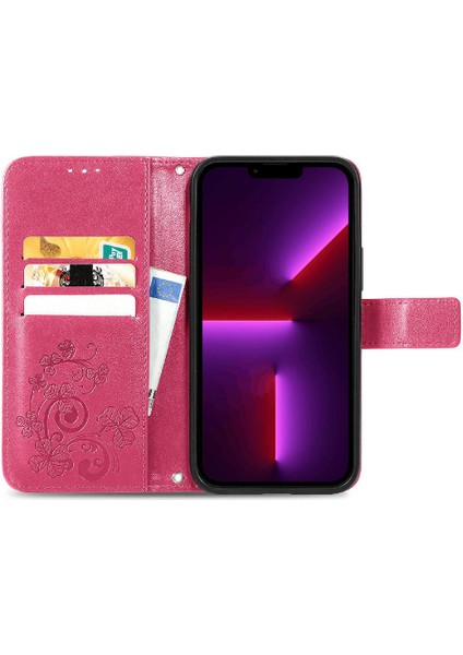 Iphone 13 Için Kılıf Promax Flip Kapak Zarif Iş Deri Kılıf Kısa (Yurt Dışından)