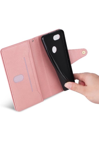 El Kayışı Fermuar Cüzdan Kapağı Manyetik ile Google Piksel 3A Için Kılıf (Yurt Dışından) indirimleri