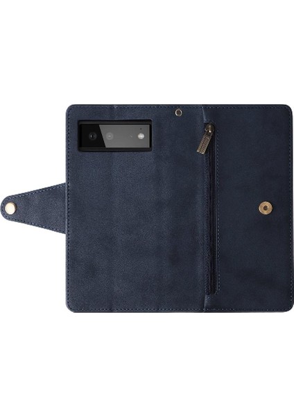 El Kayışı Fermuar Cüzdan Kapak Manyetik Kart ile Google Piksel 6 Için Kılıf (Yurt Dışından) fiyatları