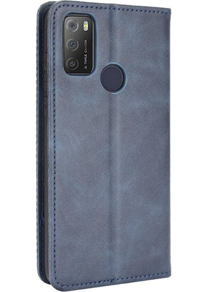 Alcatel 1s 2021 Cüzdan Manyetik Kapatma Pu Deri Kılıf (Yurt Dışından) modelleri