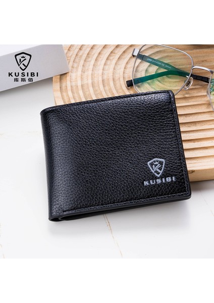 Erkek Kısa Çoklu Kart Yuvası Moda Günlük Cüzdan (Yurt Dışından)