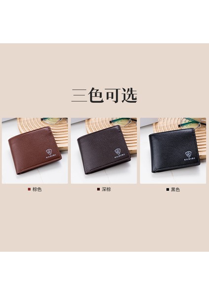 Erkek Kısa Çoklu Kart Yuvası Moda Günlük Cüzdan (Yurt Dışından) indirimleri