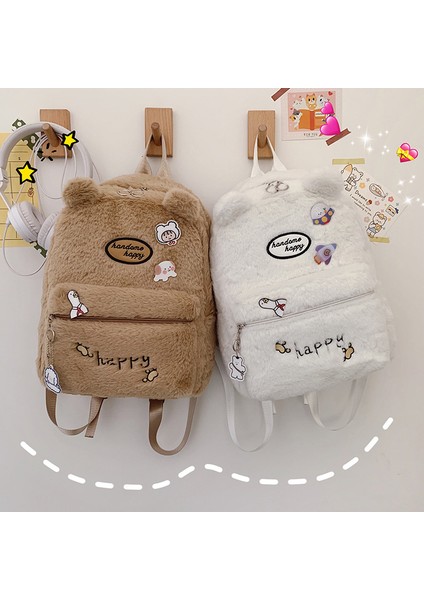 Sevimli Kore Tarzı Omuzlu Öğrenci Sırt Çantası (Yurt Dışından) modelleri