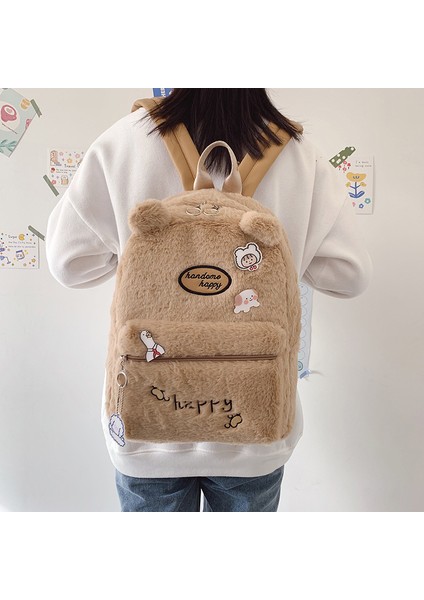 Sevimli Kore Tarzı Omuzlu Öğrenci Sırt Çantası (Yurt Dışından) indirimleri