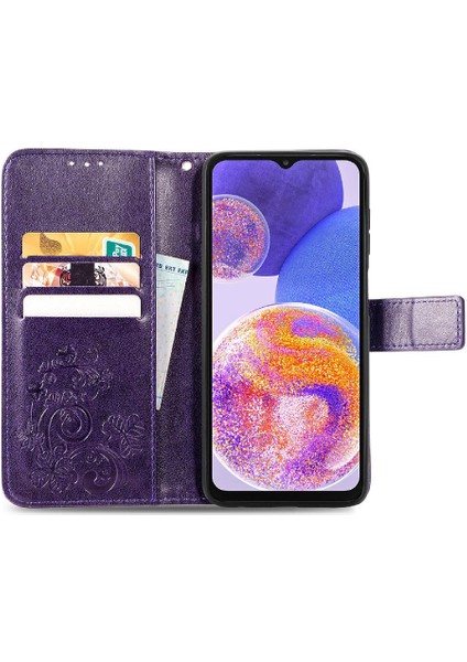 Samsung Galaxy A23 Kısa Kayış Flip Kapak Dört Yapraklı Yonca Durumda (Yurt Dışından) fırsatları