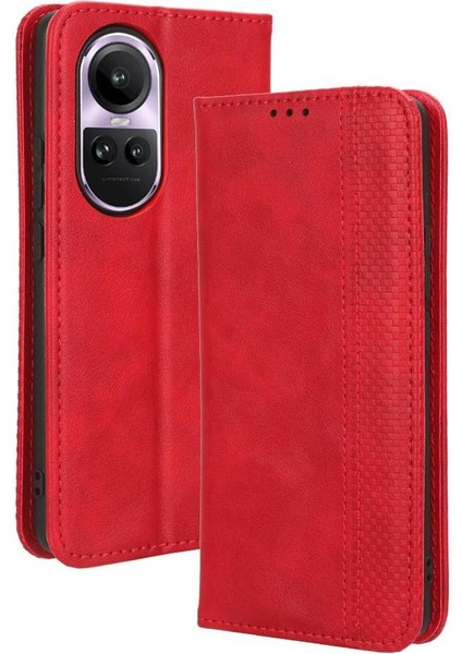 Oppo Oppo 10 5g Pu Deri Manyetik Kapatma Cüzdan Için Kılıf (Yurt Dışından)