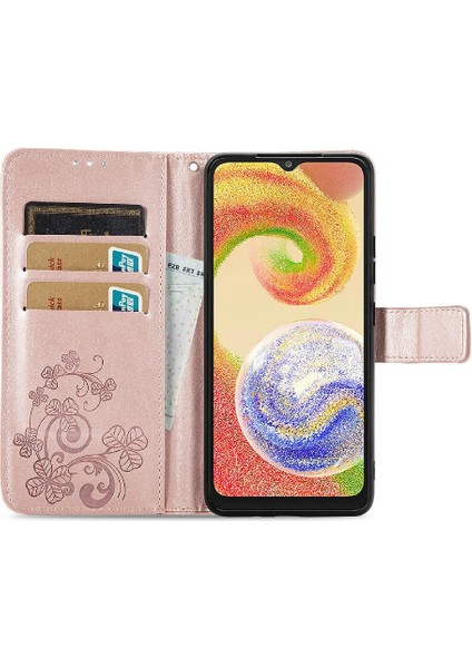 Samsung Galaxy A04 Zarif Iş Deri Kılıf Kısa Kayış (Yurt Dışından) fırsatları