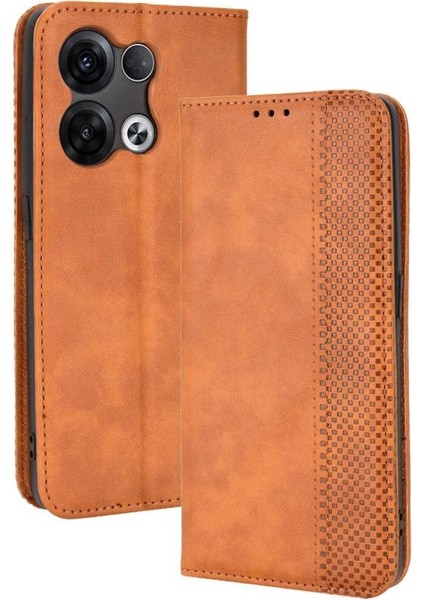 Oppo Oppo 8 5g Cüzdan Manyetik Kapatma Pu Deri Için Kılıf (Yurt Dışından)